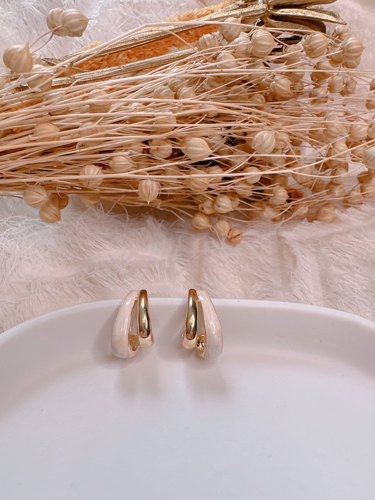 925 silver post earrings