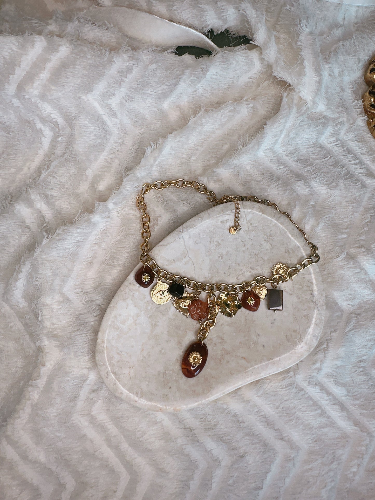 Soul Mate 133 & Bohemian style stainless steel necklace