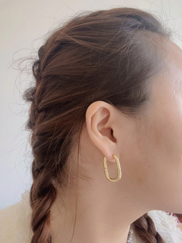 Soul Mate U & Urban 925 Sterling Silver Post Earrings