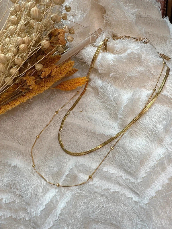 Set of two necklace bohemian style