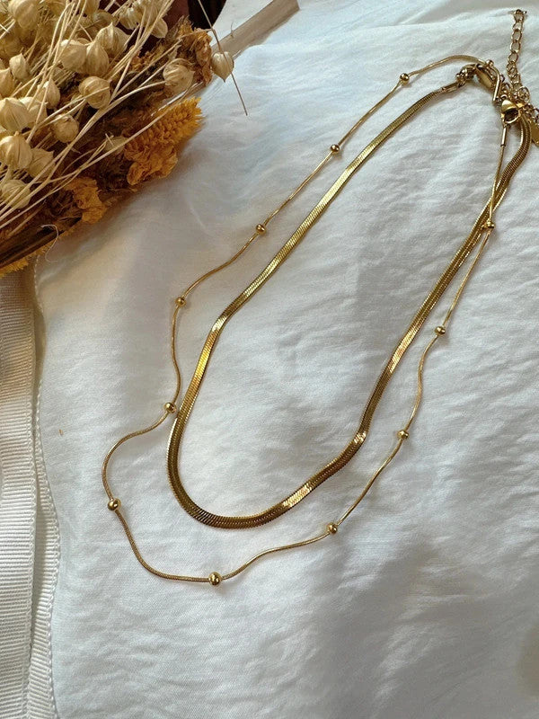 Set of two necklace bohemian style