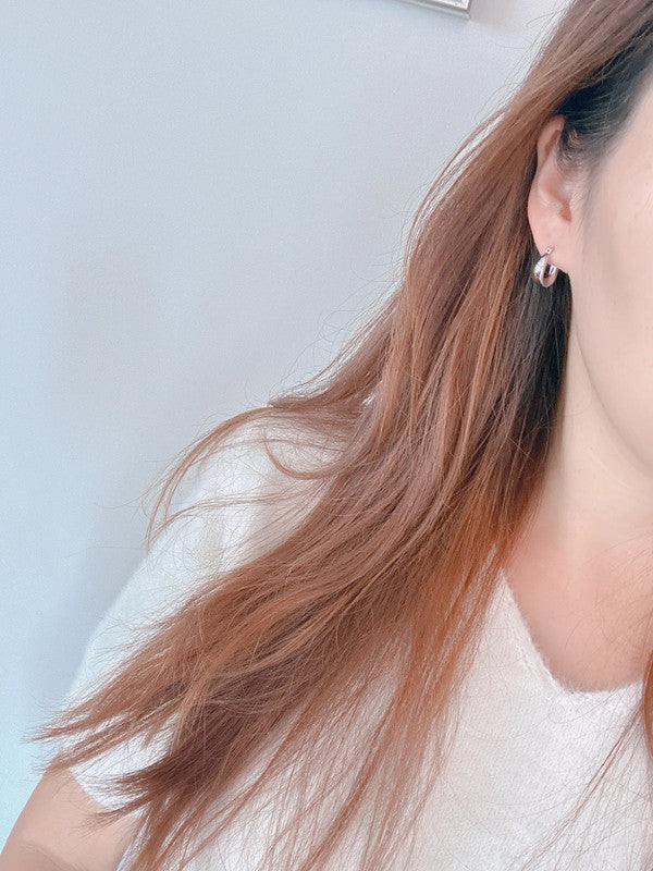 Soul Mate mini hoop & 925 Silver mini hoop earrings