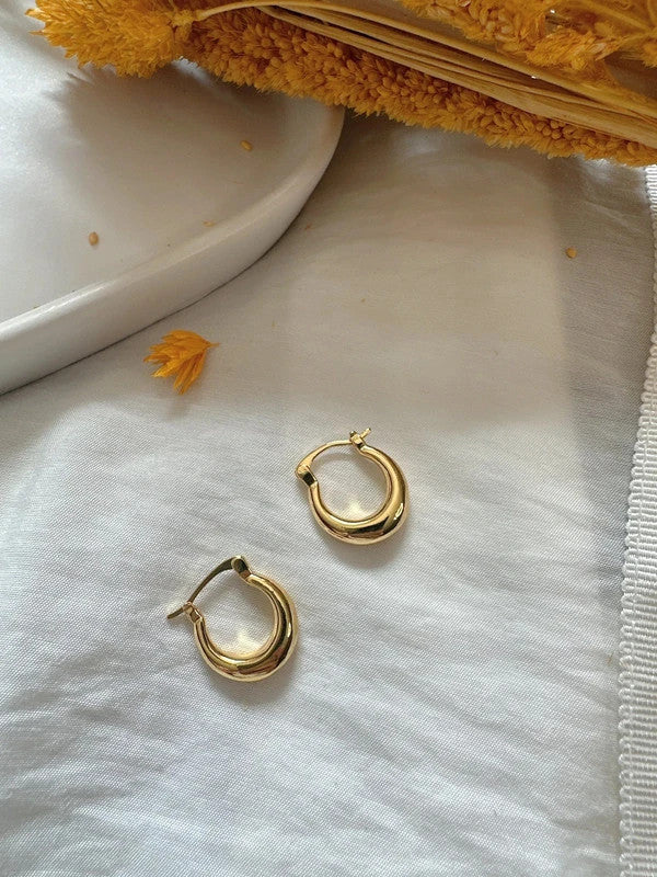 Soul Mate 17 & 24k Gold Plated Earrings