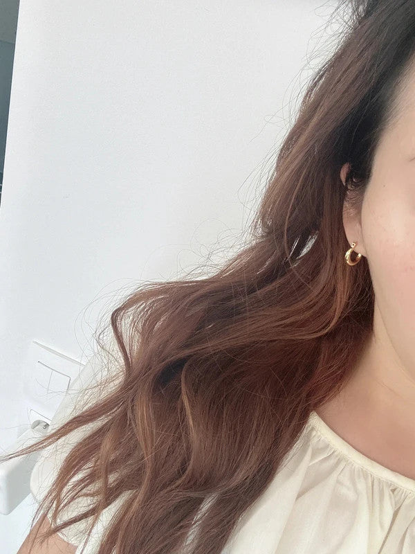 Soul Mate 17 & 24k Gold Plated Earrings