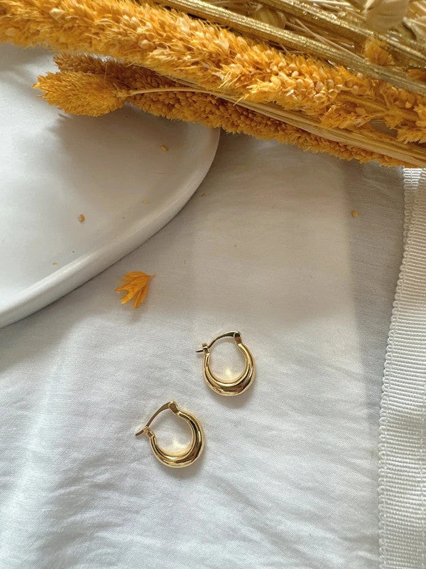 Soul Mate 17 & 24k Gold Plated Earrings