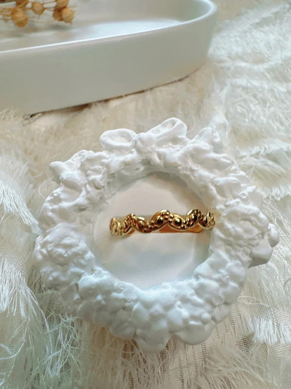 Soul Mate & Stainless steel adjustable ring