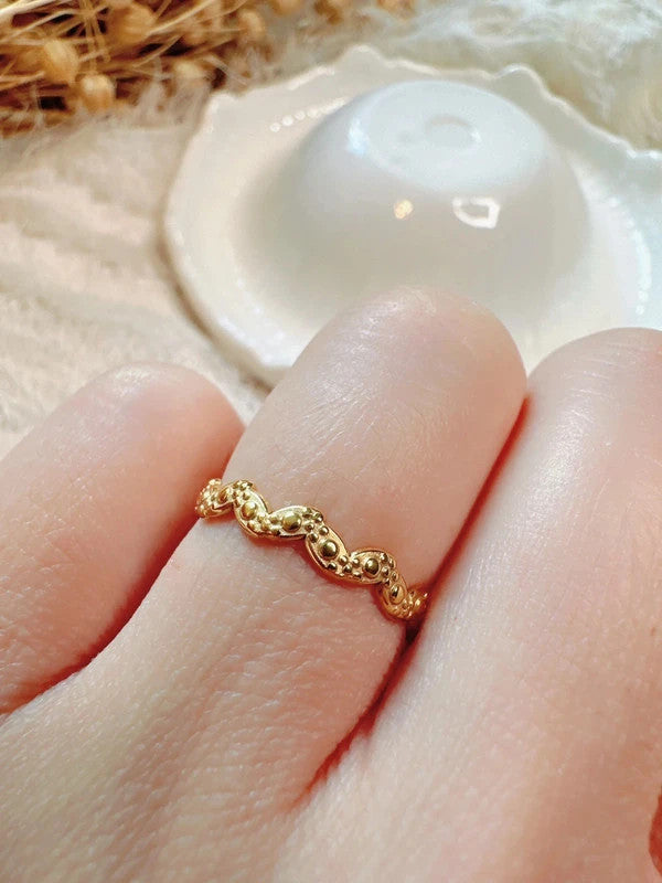 Soul Mate & Stainless steel adjustable ring