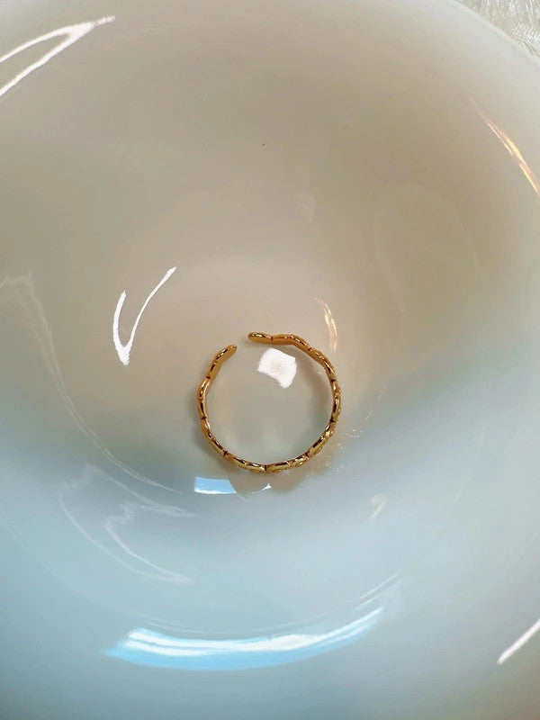 Soul Mate & Stainless steel adjustable ring