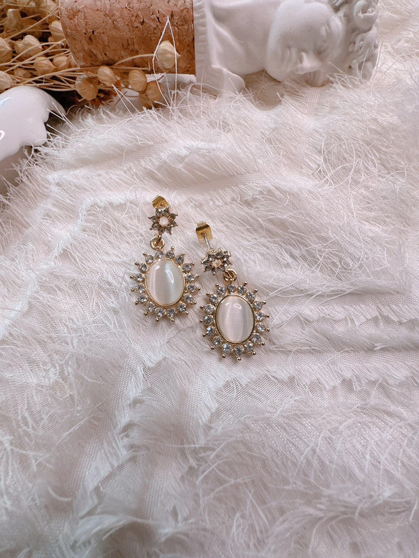 Soul Mate & Rococo 925 silver post earrings