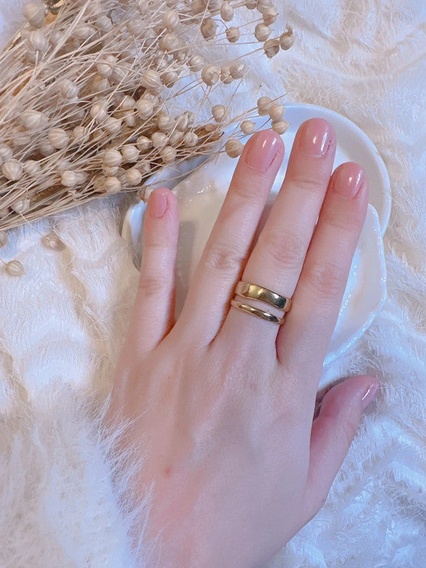 Soul Mate & Stainless steel adjustable ring