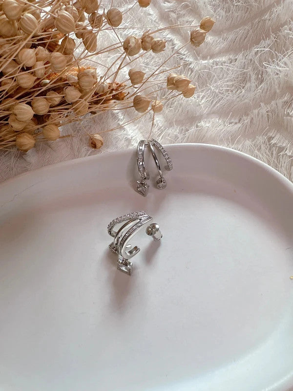 Soul Mate & 925 Silver post earrings