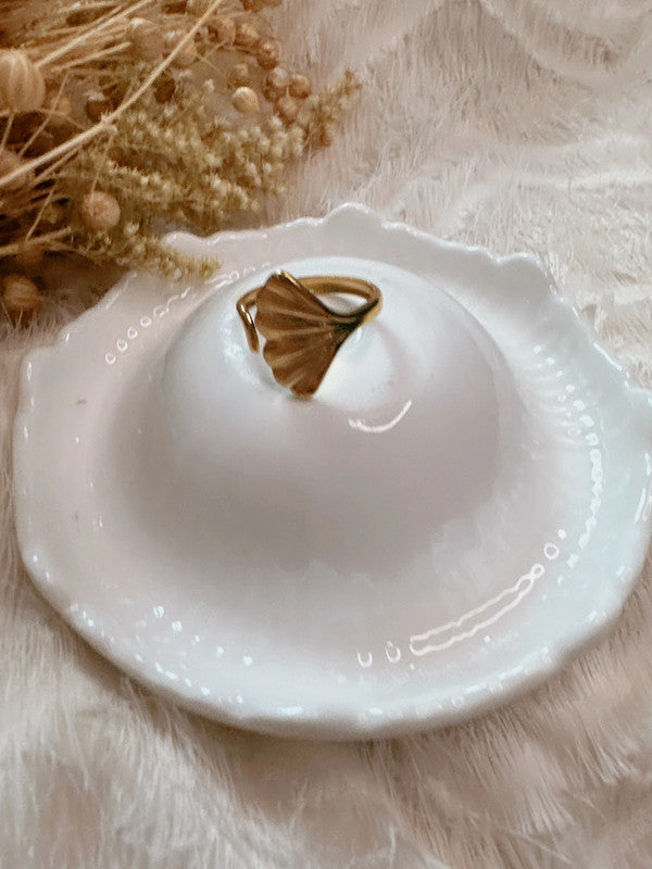 Stainless Steel leaf adjustable ring