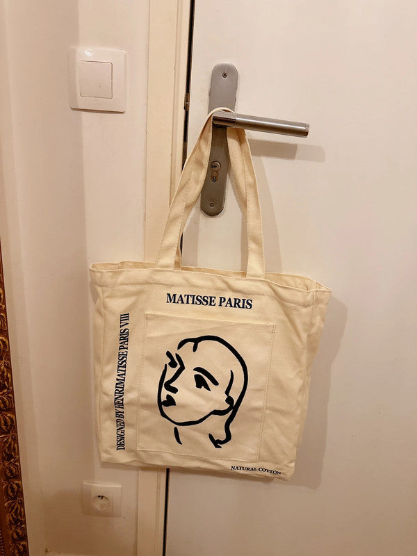 Soul Mate & Mattise shopping bag with zipper