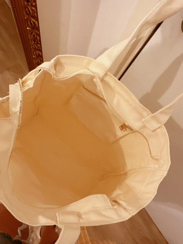 Soul Mate & Mattise shopping bag with zipper