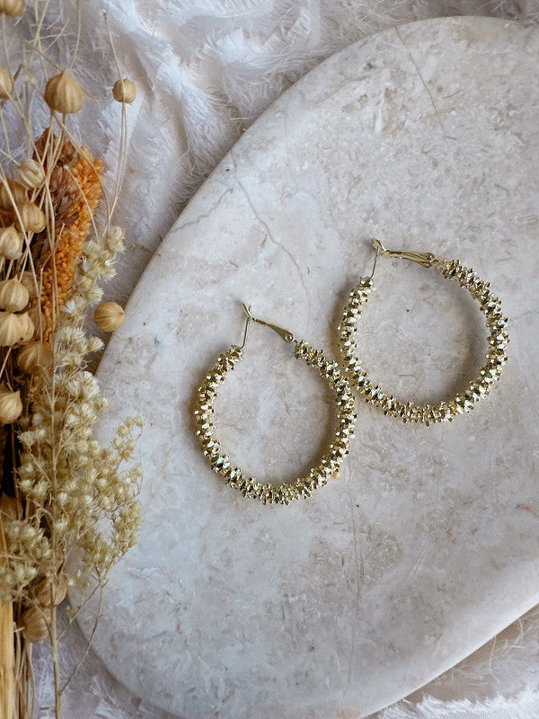 Soul Mate & 40mm 925 silver needles big hoop earrings
