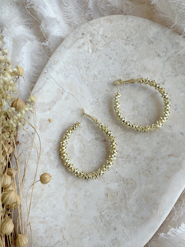 Soul Mate & 40mm 925 silver needles big hoop earrings