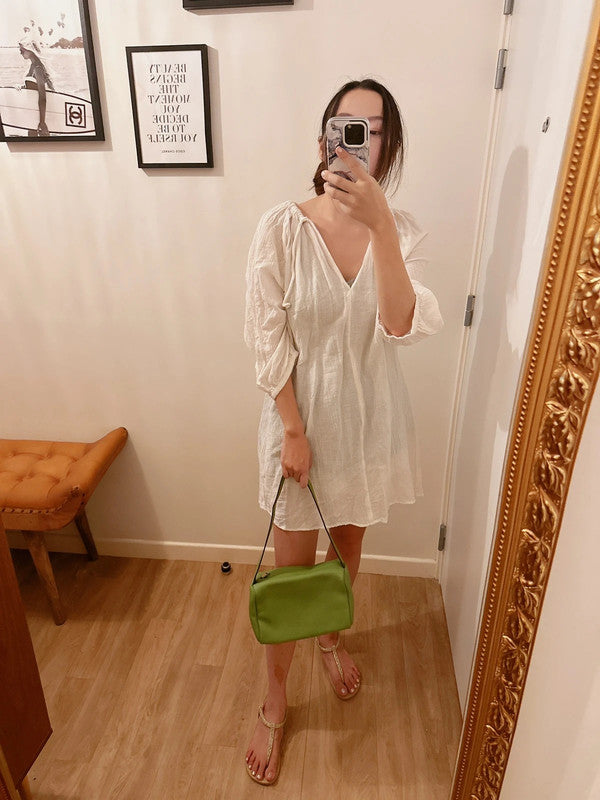 Soul Mate & Green cow leather bag