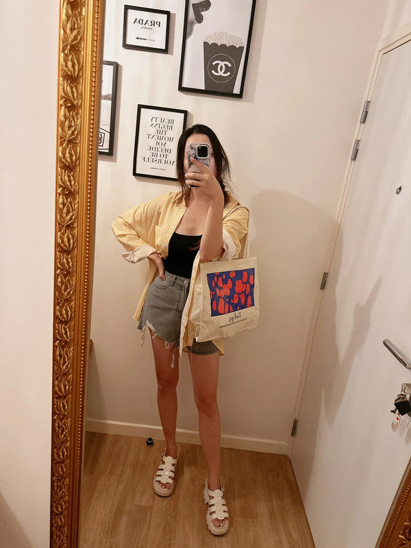 Soul Mate & shopping bag with zipper
