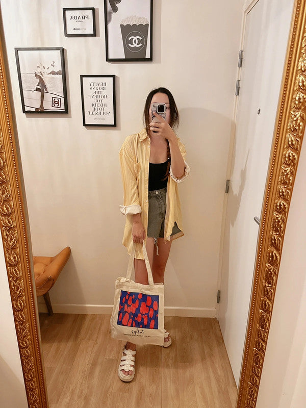 Soul Mate & shopping bag with zipper
