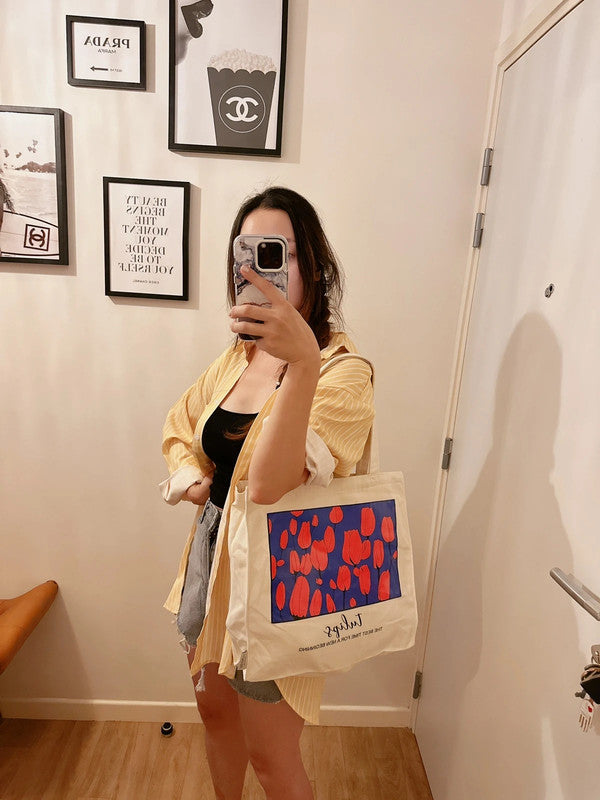 Soul Mate & shopping bag with zipper