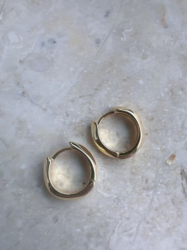 Soul Mate mini hoop & 925 sterling silver minimalist mini hoop earrings