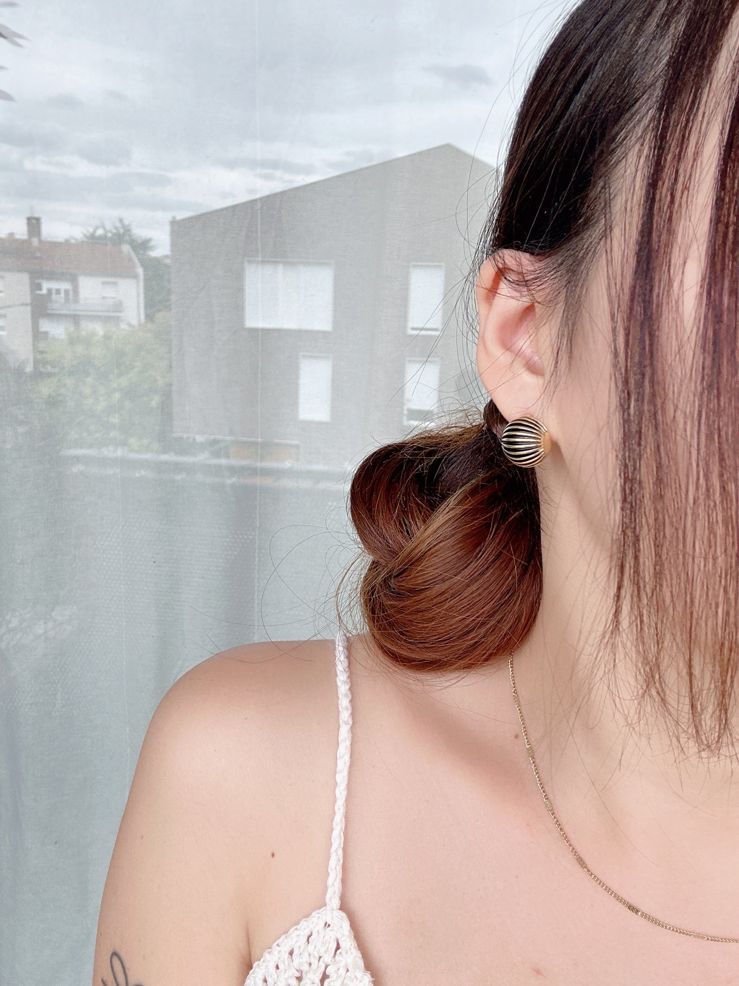 Soul Mate & 925 silver post earrings