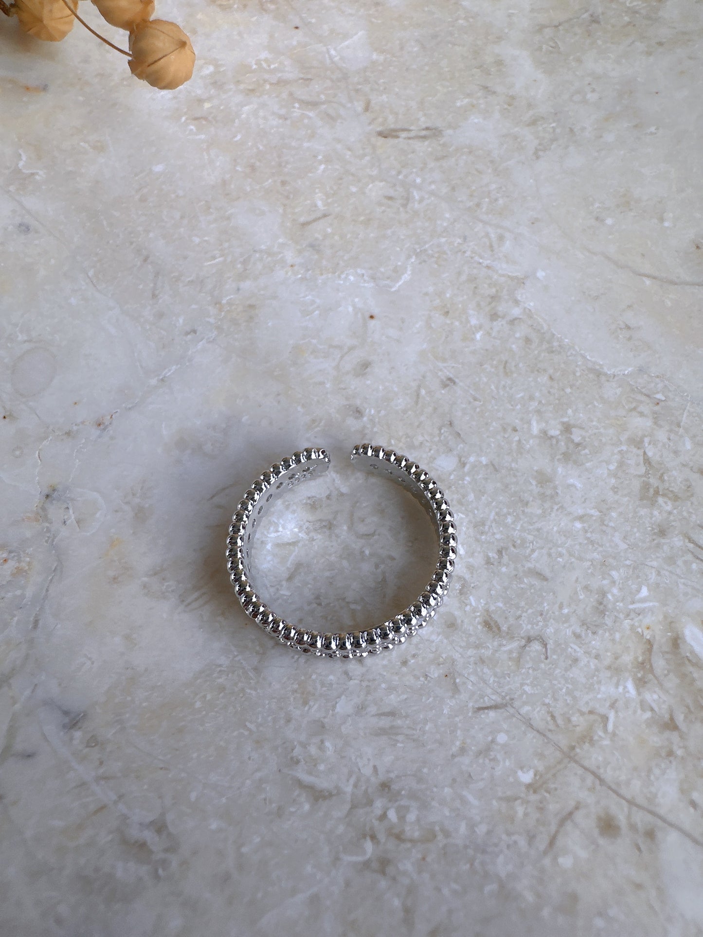 925 sterling Silver adjustable ring