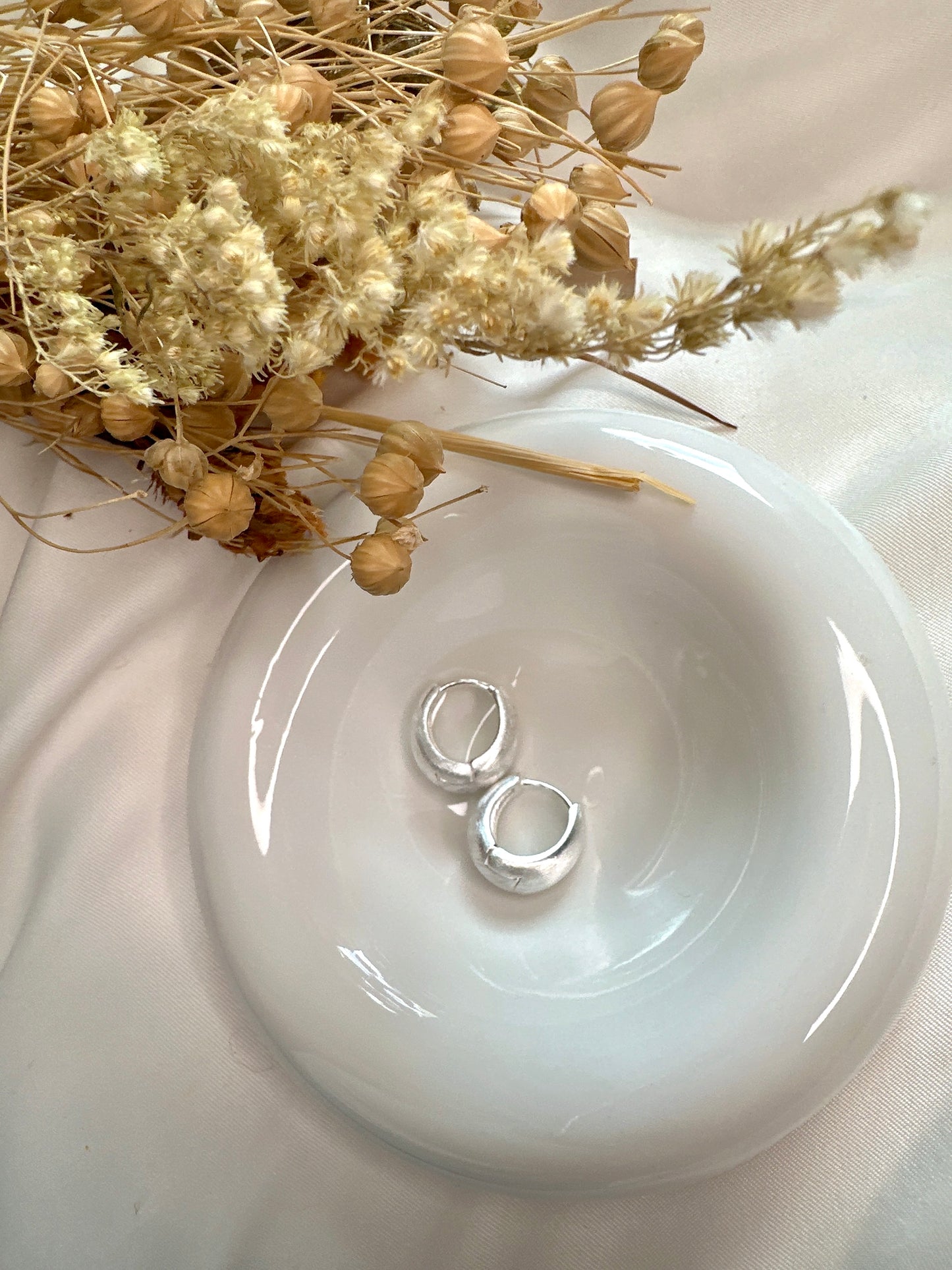 925 Silver post minimalist earrings