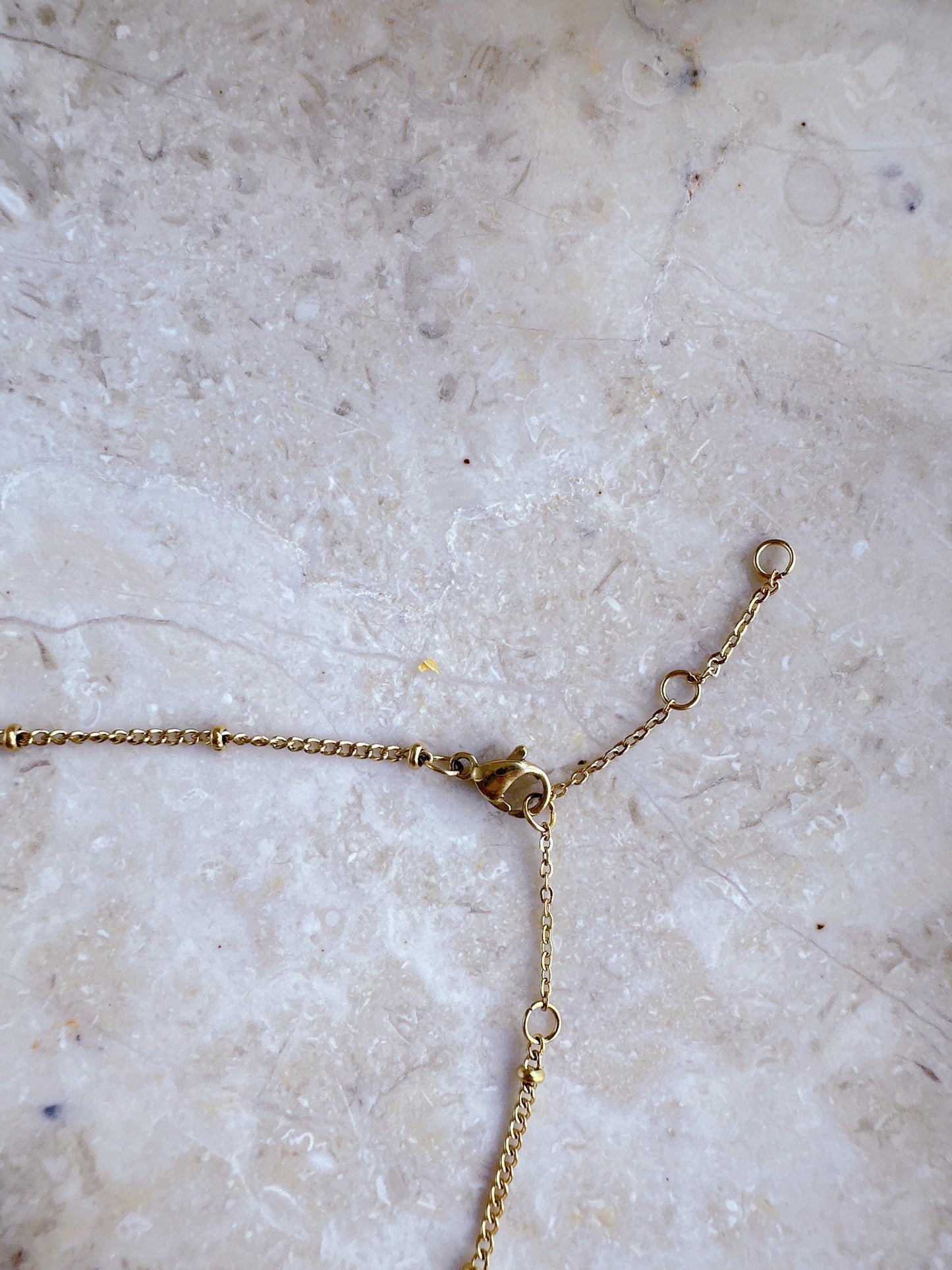 Letter stainless steel necklace