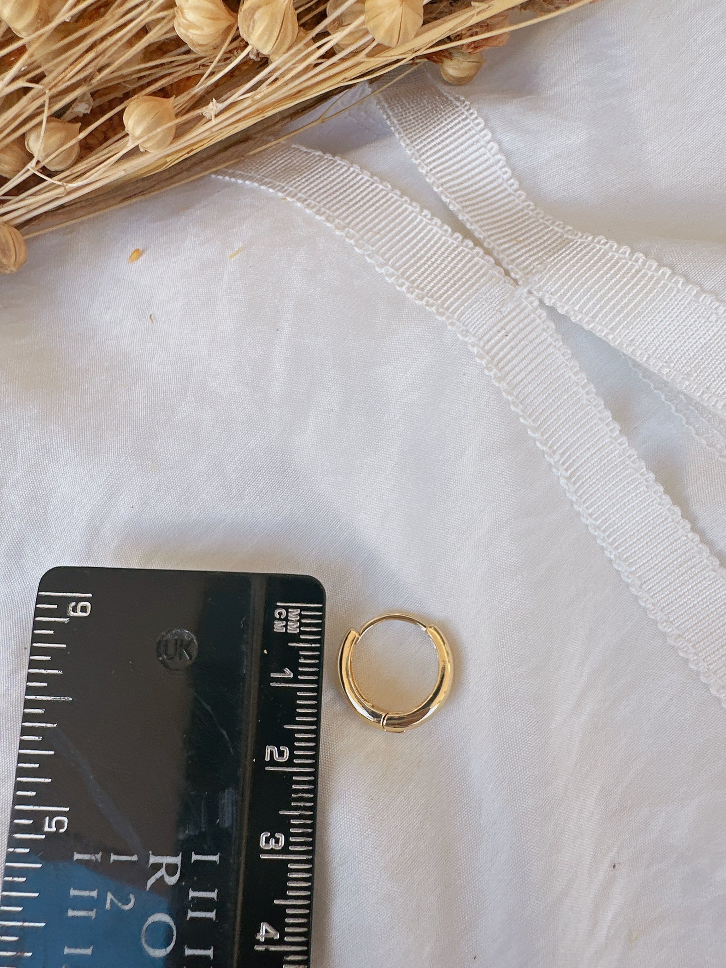 925 silver post mini hoop earrings