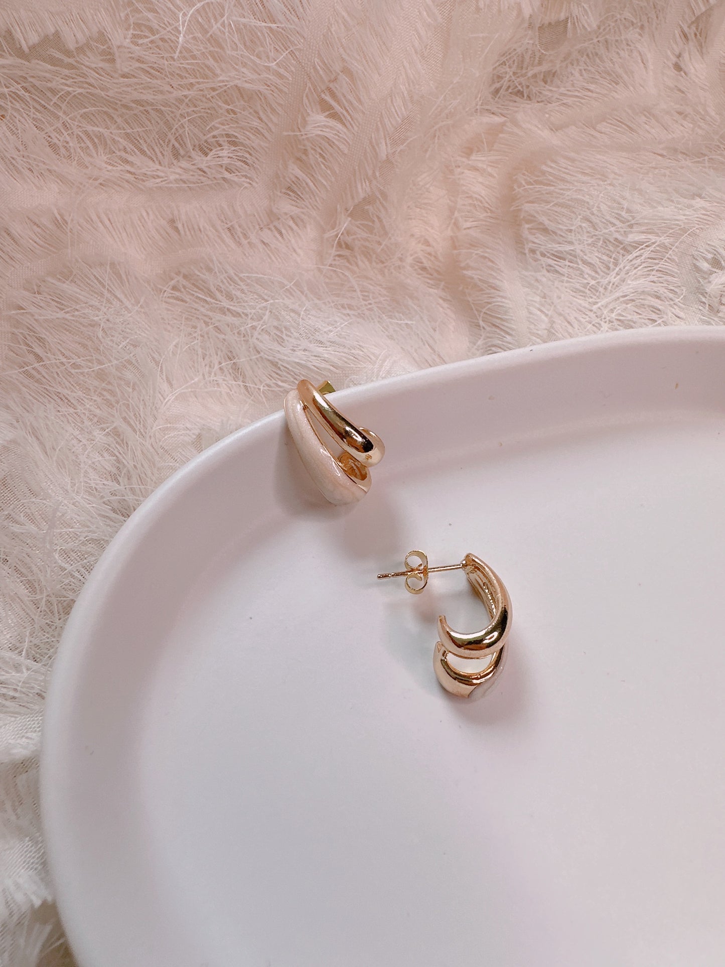 925 silver post earrings