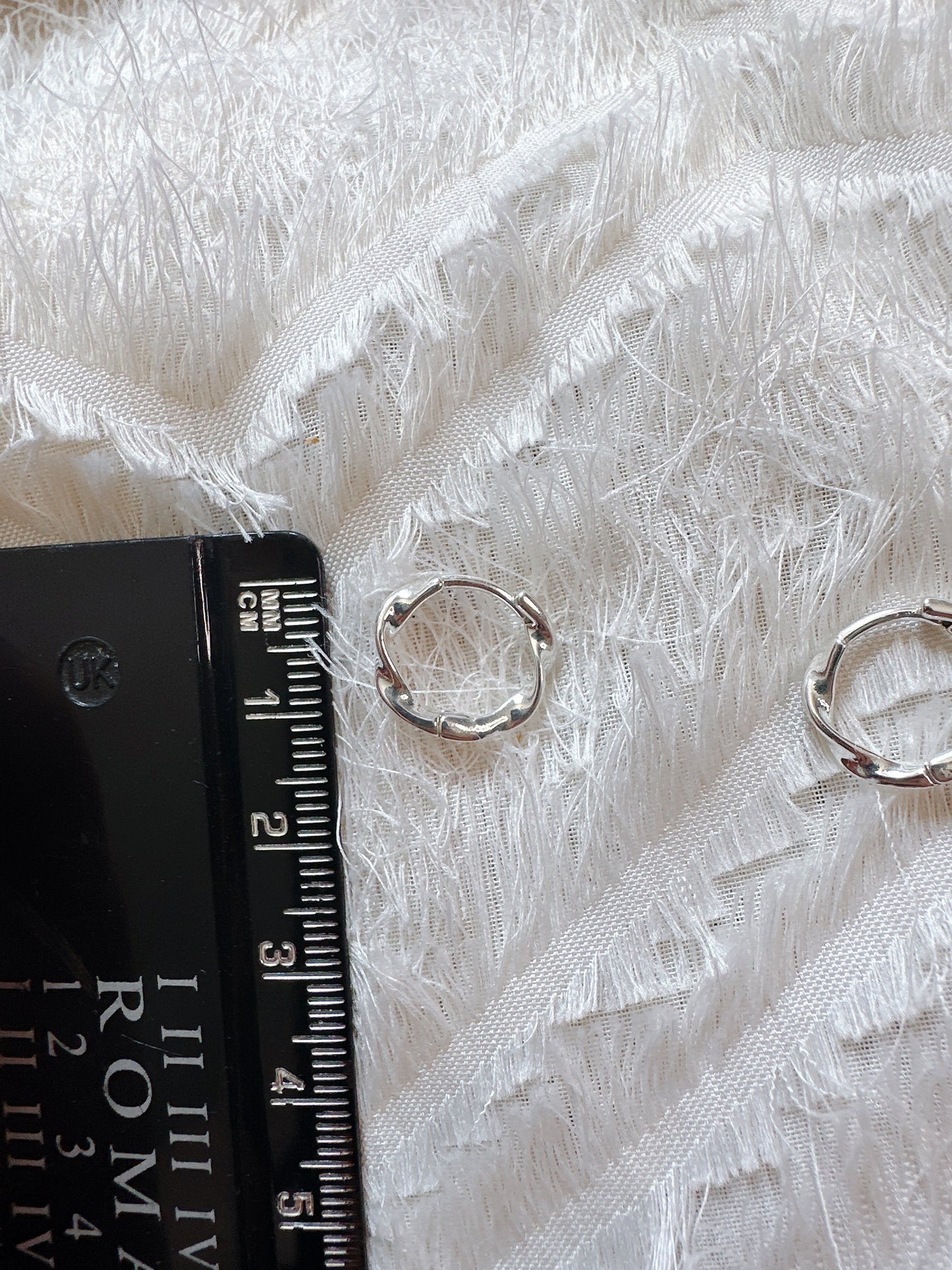 Soul Mate mini hoop & 925 Silver Post Earrings