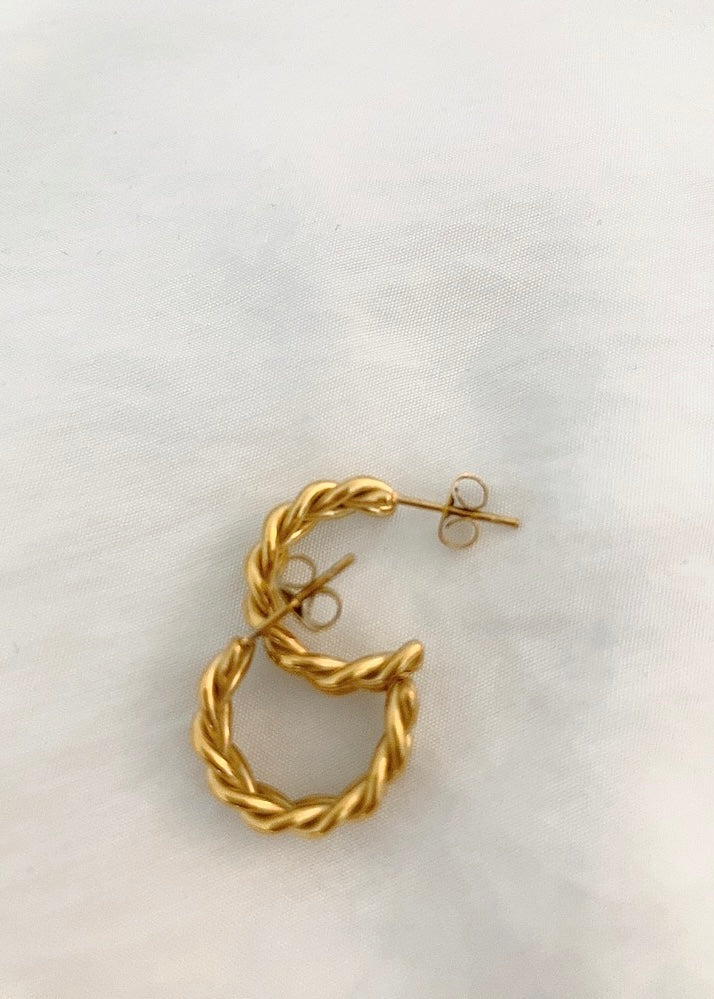 Soul Mate Laurel & 18K Gold Plated Earrings