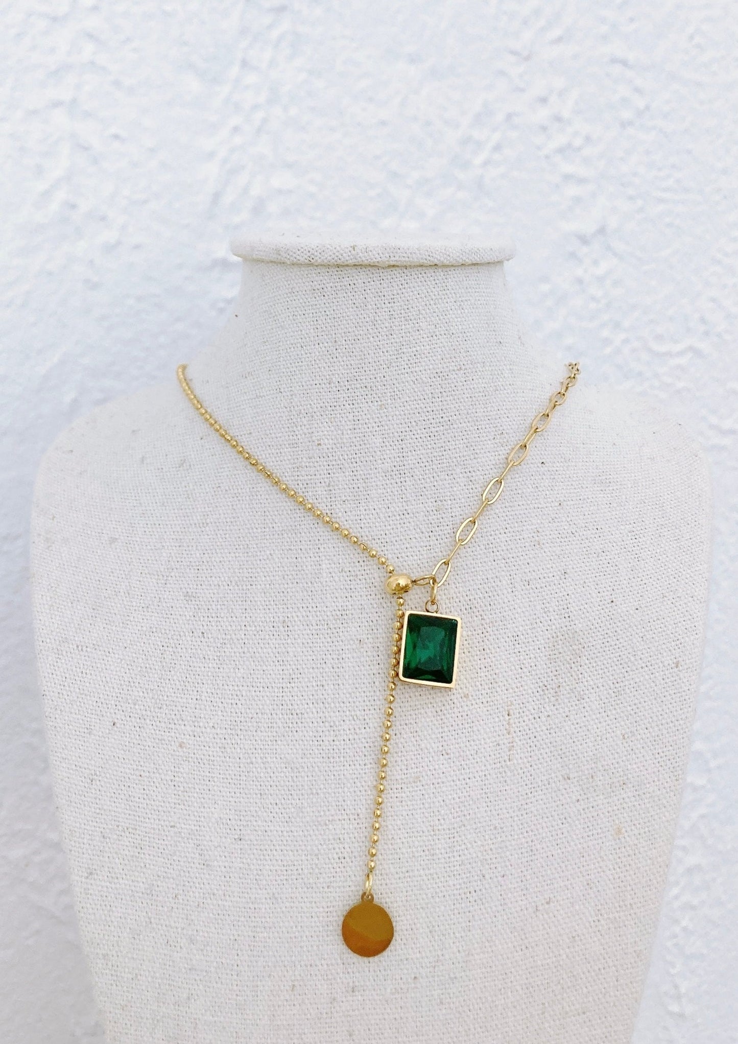 Soul Mate Ever Green & Gem Necklace