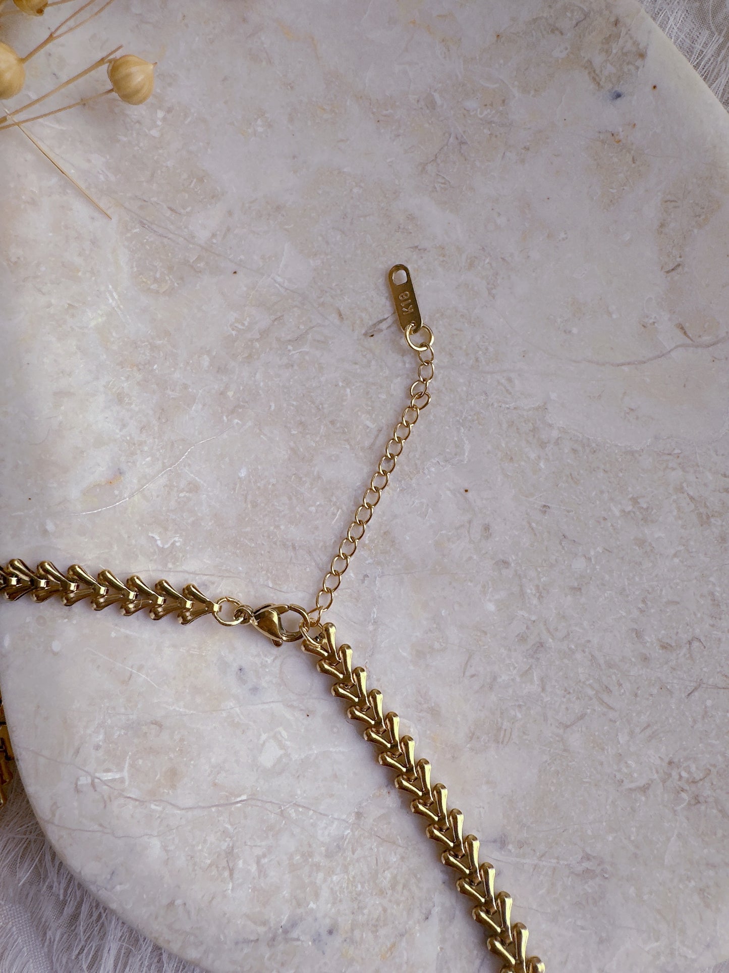 18k gold plated Stainless steel necklace