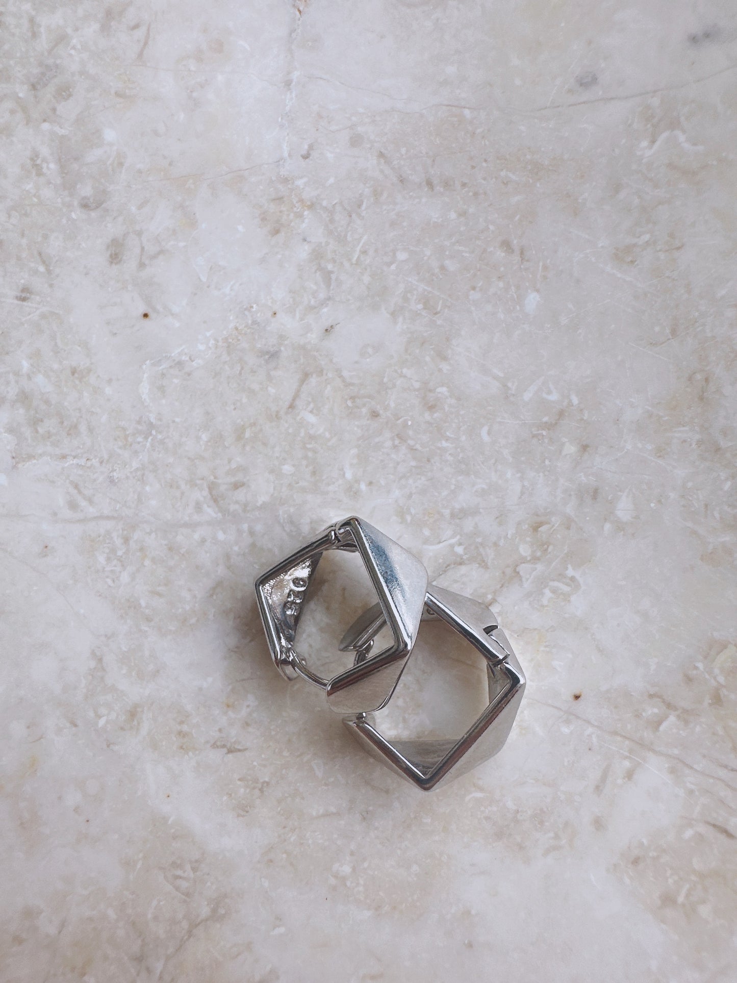 925 silver post unisex minimalist earrings