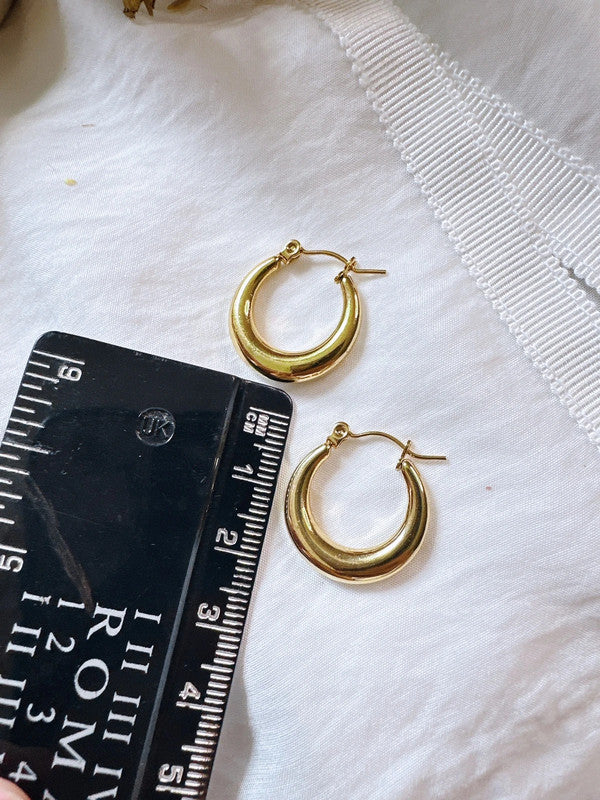 Soul Mate & 20mm 925 Silver post earrings