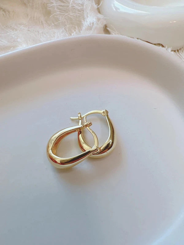 Soul Mate hoop & 925 Silver post mini hoop earrings