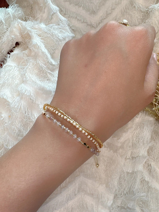 Soul Mate  Blue & Adjustable multi layer bracelets