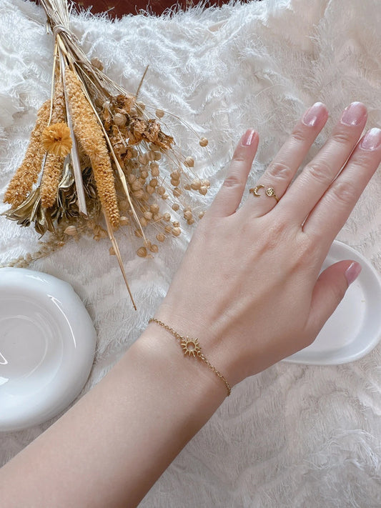 Soul Mate & Sun stainless steel bracelets