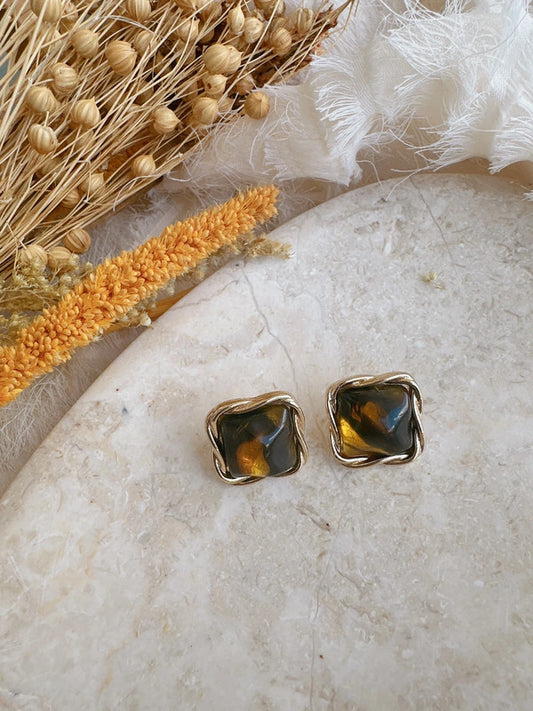 Soul Mate & 925 silver post earrings