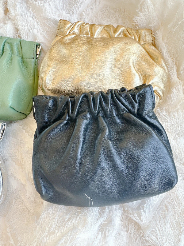 Soul Mate & Small coin purse with lamb leather