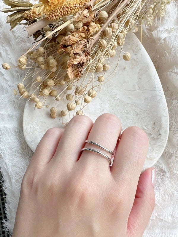 Stainless Steel minimalist  Stackable ring