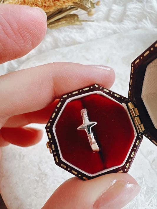 Unisex 925 sterling Silver star mini star “one earring”