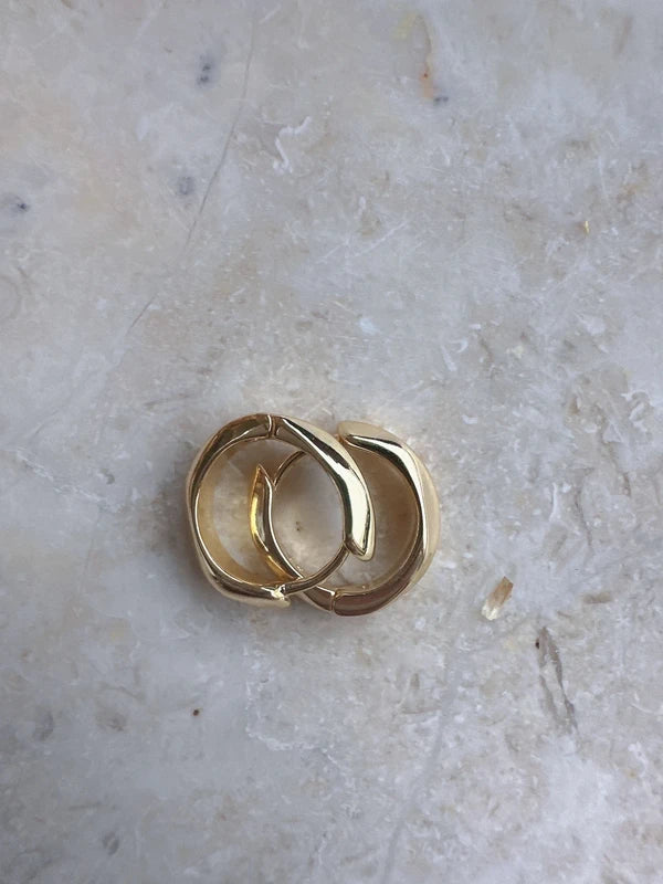 Soul Mate mini hoop & 925 sterling silver minimalist mini hoop earrings