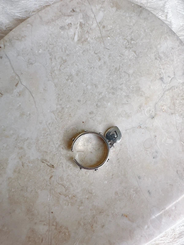Soul Mate Ro & 925 sterling silver adjustable ring