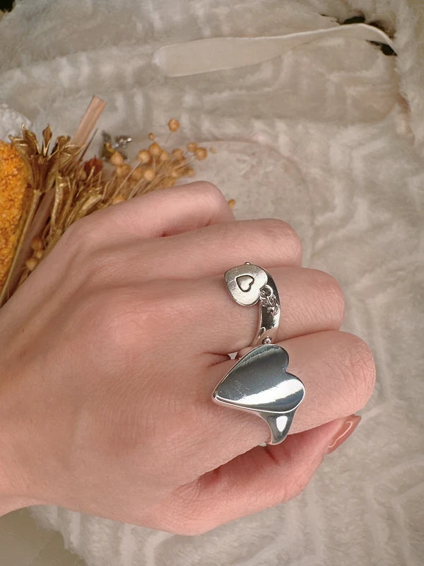 Soul Mate Ro & 925 sterling silver adjustable ring