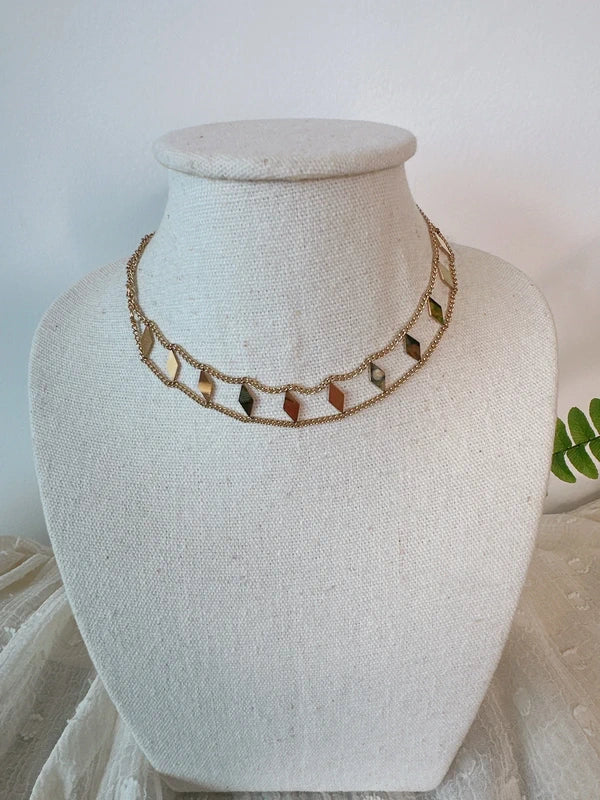 Soul Mate & Stainless steel choker necklace