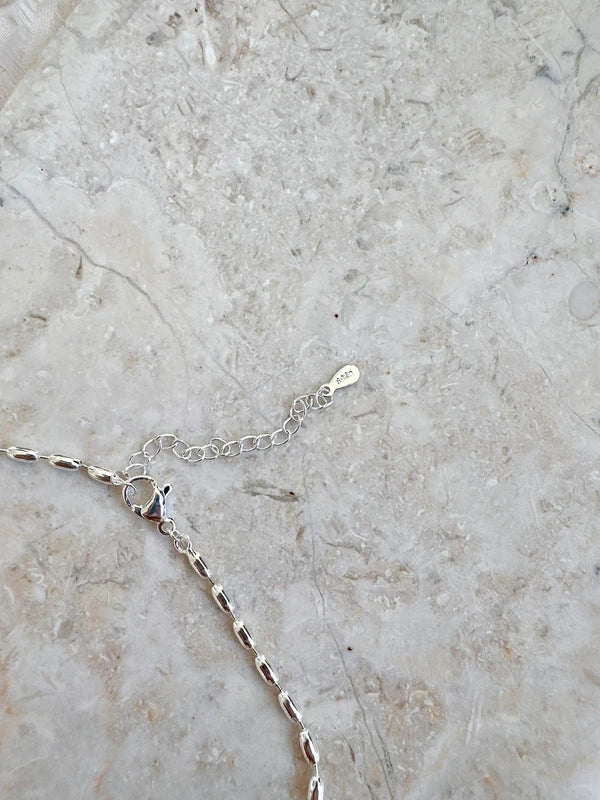 Set of two 925 sterling silver necklaces