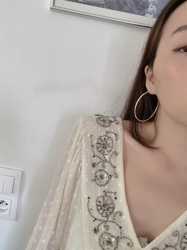 60mm extra large hoop / 925 sterling silver hoop earrings